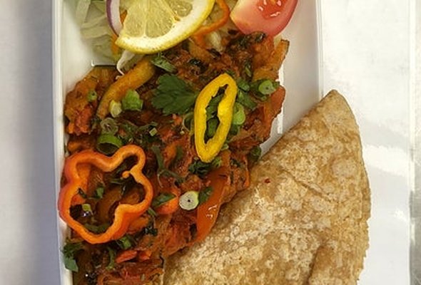 Chana Chaat Puri