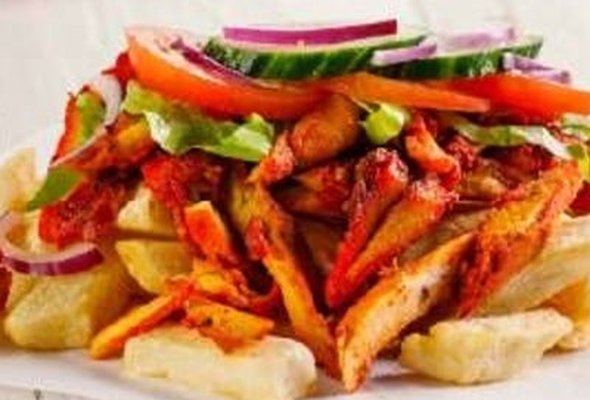 Chicken Kebab & Chips