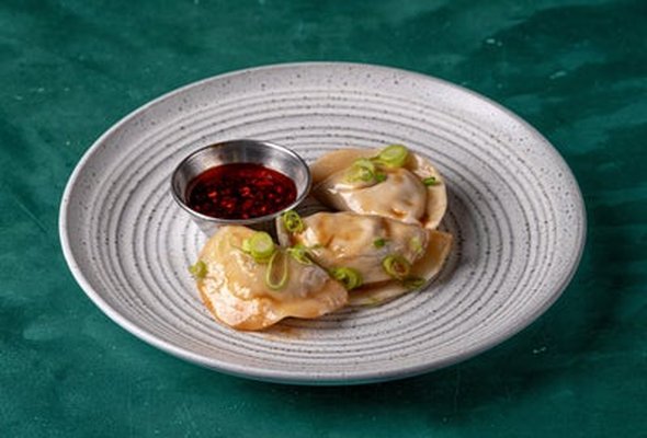 3x Veggie Dumpling with Chili Glaze (V)