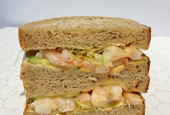 Prawn & Marie Rose Sauce Sandwich