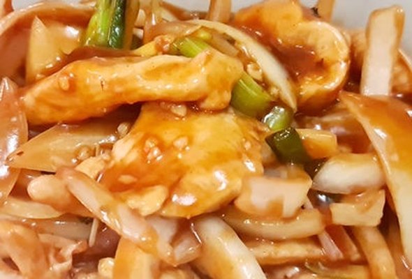 Chicken Cantonese Fruity Sauce