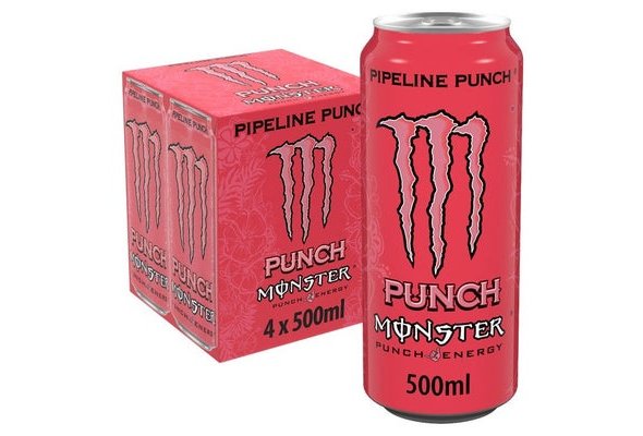 Monster Energy Drink Pipeline Punch 4 x 500ml