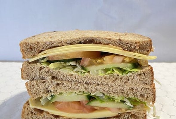 Vegan Ploughmen Sandwich