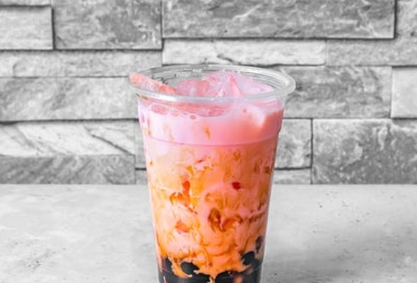 Strawberry Bubble Milk Tea