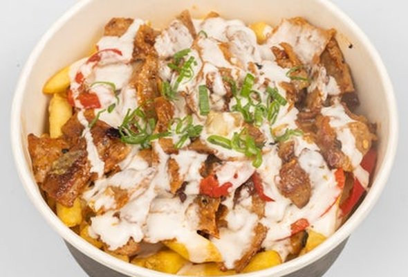 Spicy Kebabish With Nan or Fries