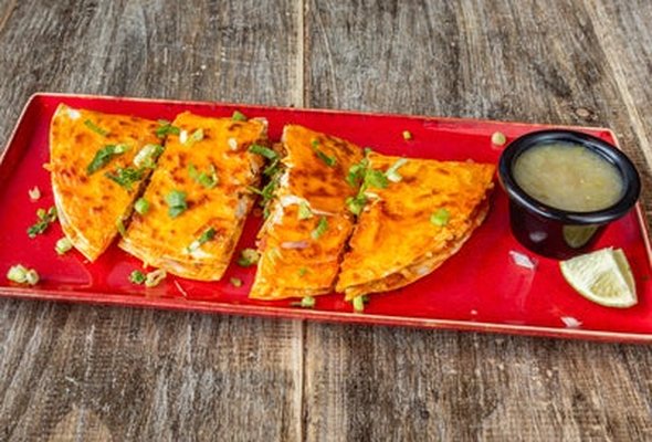 Chilli Minced Meatless Quesadilla (must try)