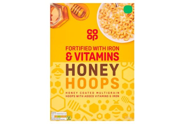 Co-op Honey Hoops 375G