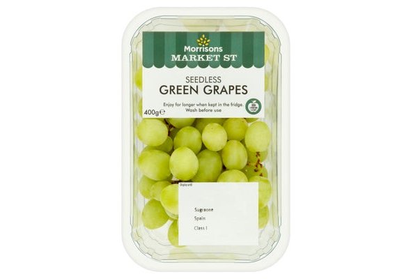 Morrisons Green Grapes 400g