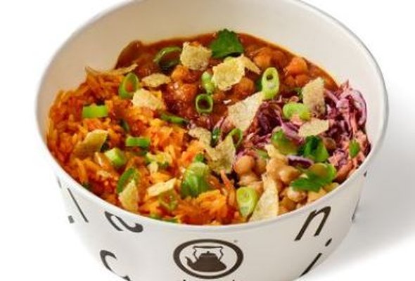 Chana Masala Rice Bowl