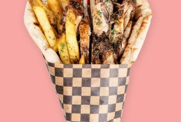 Mini Chicken Souvlaki Wrap