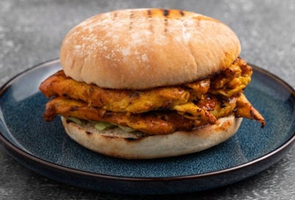 Grilled Double Chicken Burger
