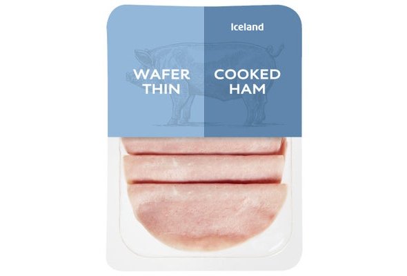 Iceland Wafer Thin Cooked Ham 130g