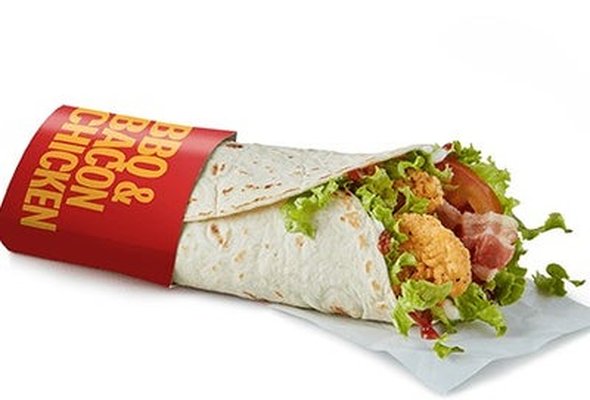 Crispy BBQ & Bacon Wrap