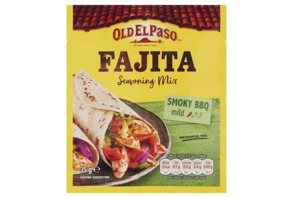 Old El Paso Fajita Seasoning Mix Smoky BBQ 35g