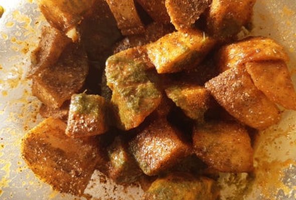 Special Delhi Aloo Fry Chaat - Large