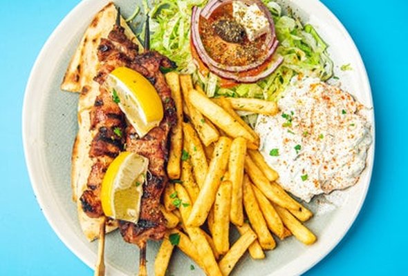 2.Pork Souvlaki