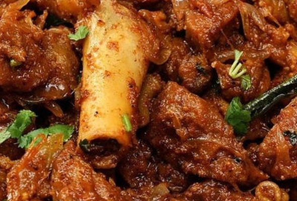 methi mutton fry