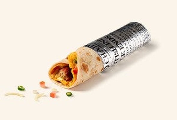 Spiced Chicken Sausage & Egg Roti Wrap