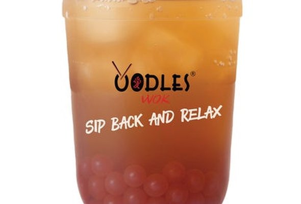 Peach Bubble Tea