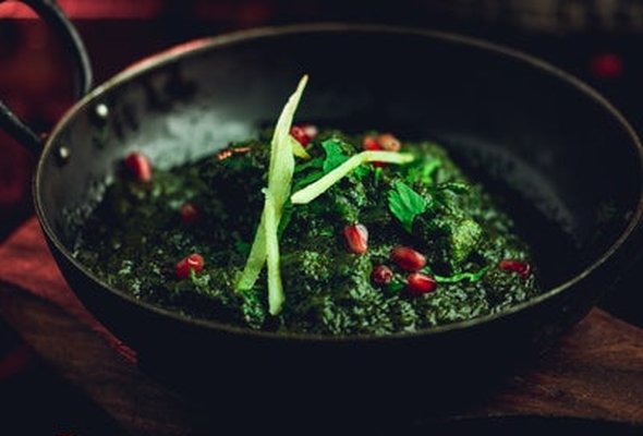 Palak Gosht (Meat) (Medium)