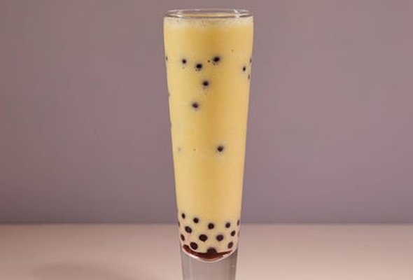Vegan Mango Bubble Creme Milkshake