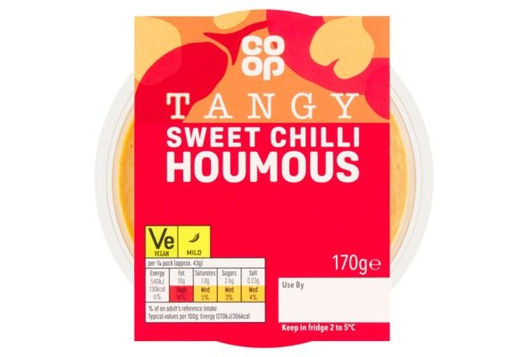 Co-op Sweet Chilli Houmous 170g