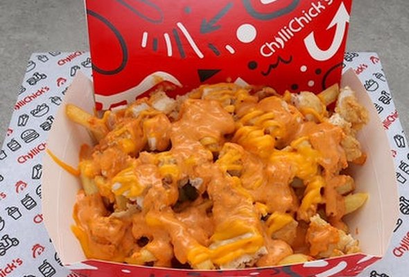 Loaded With Chicken and Cheese