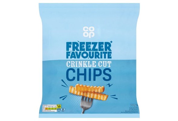 Co-op Freezer Favourite Crinkle Cut Chips 750g