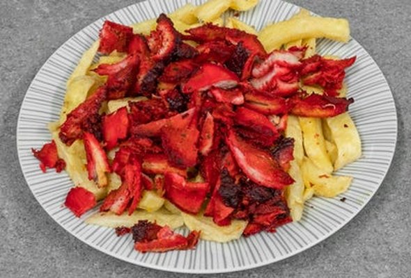 Chicken Kebab and Chips