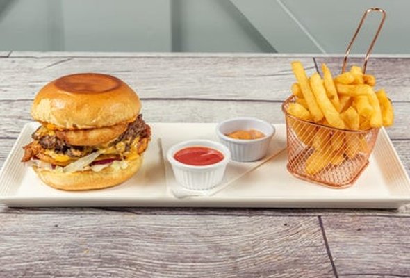 Gourmet Mega Burger