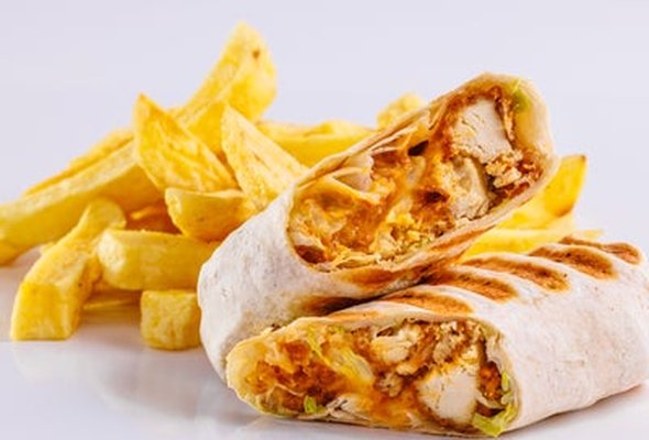 Spicy Chicken Wrap & Chips