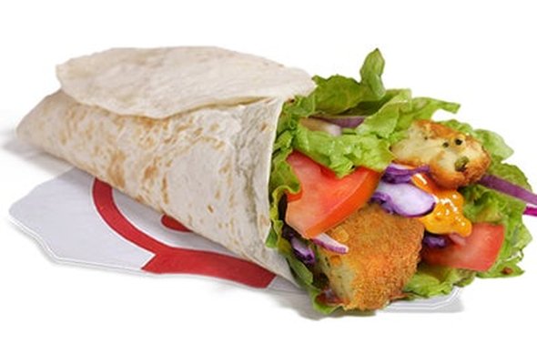 Veggie Wrap (with Algerian sauce)
