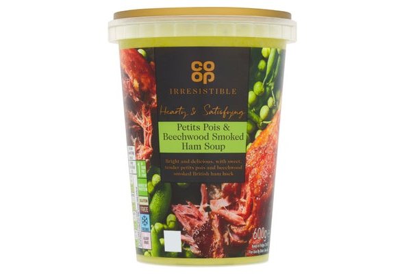 Co-op Irresistible Petits Pois & Smoked Ham Soup 600G
