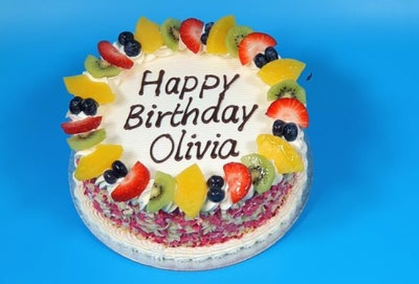 Fresh Toppings Birthday Cake R19