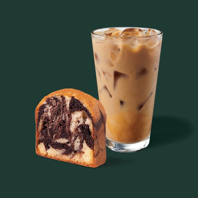 Iced Latte & Marble Loaf Cake