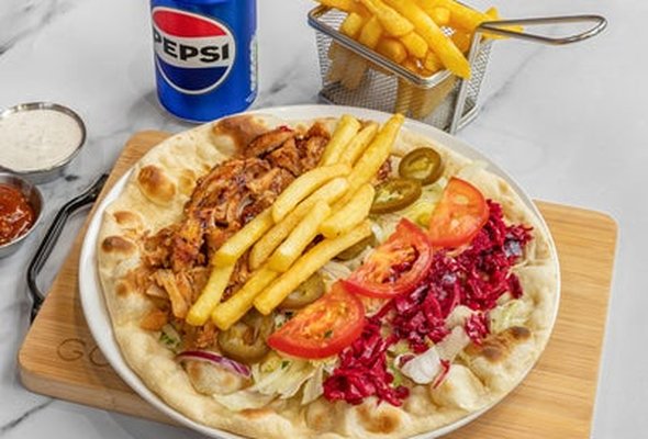 European Chicken Shawarma Wrap