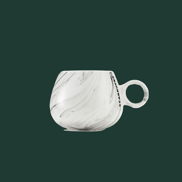 Bulb Marbled 10Oz Ceramic Mug