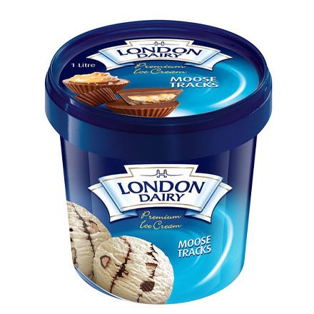 Londond Dairy Moose Tracks (1 litre tub)