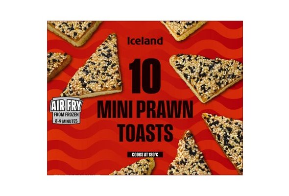 Iceland 10 Pack Mini Prawn Toast
