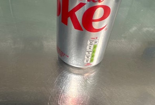 Diet Coke can of pop