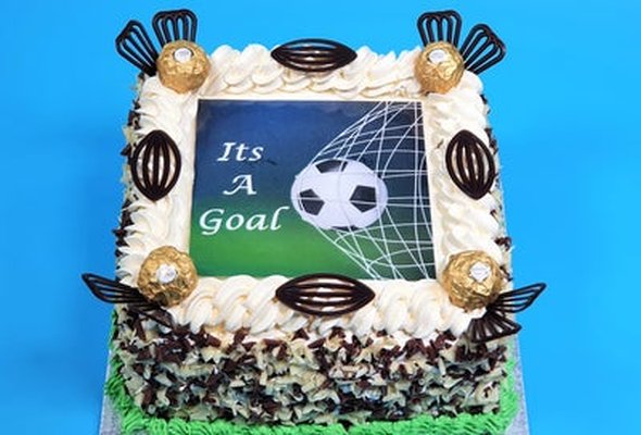 Football Theme Birthday Cake F350