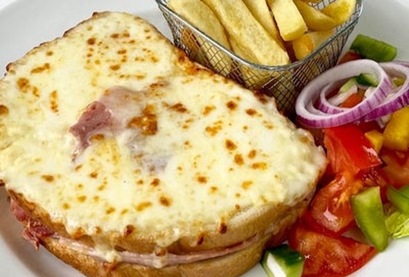 -Ham and mature cheddar cheese (main dish only)