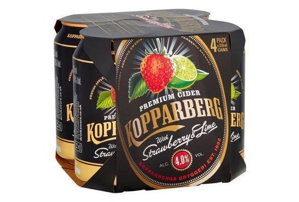Kopparberg Strawberry & Lime 330ml 4pk