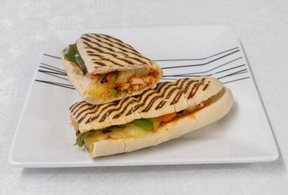 Jerk Chicken, Peppers and Cheese