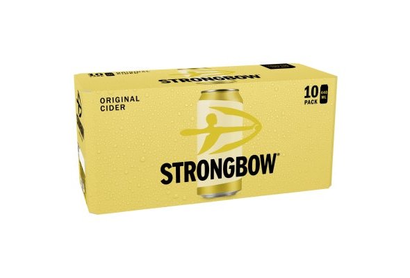 Strongbow Cider 10x440ml ABV 4.5%