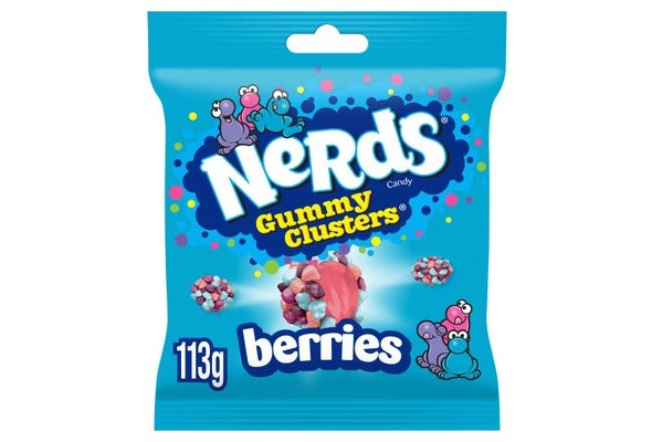 Nerds Berries Fruit-Flavour Candy Gummy Clusters 113g