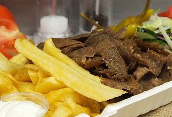 Doner Meat and Chips