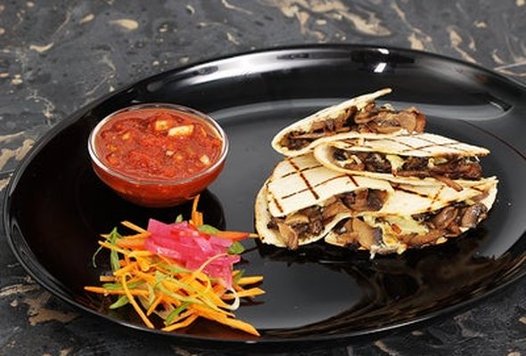 Mushroom Quesadilla