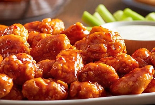 BBQ Sauce Popcorn Bites