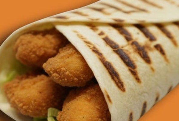 Fried Chicken Dipping wrap